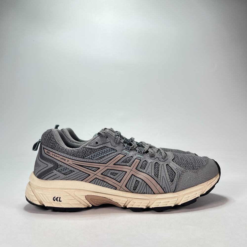 ASICS GEL-Venture 7 Graphite Grey Trail Running Shoes 1012A627 Women's Size 9.5